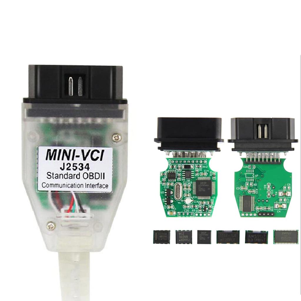 CTobd Mini VCI J2534 Cable Standard OBD2 Communication Interface for TIS Techstream V17 V18 Toyota Lexus Scion OBD2 Diagnostic USB Vehicle Scan Tool