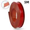 5M U-shaped Edge Banding Tape Furniture Self-Adhesive Table Chair Wood Board Cabinet Edge Protector Wood Closet Decoration Tape