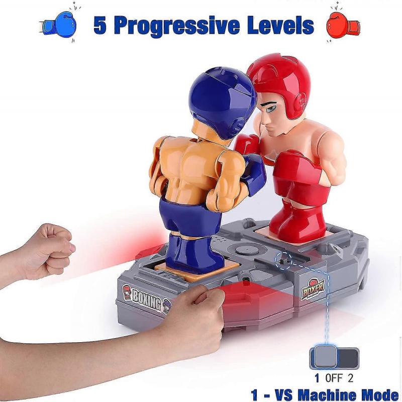Robot Boxing Game Toy, Rc Fighting Robots WITH Sounds Playset,fighting robot game for party