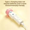 Retractable Rope Cat Teaser Rechargeable Kitten Launcher Toy Flashlight Shaped Interactive Boredom Relief Cat Wand Smart Cat Toy