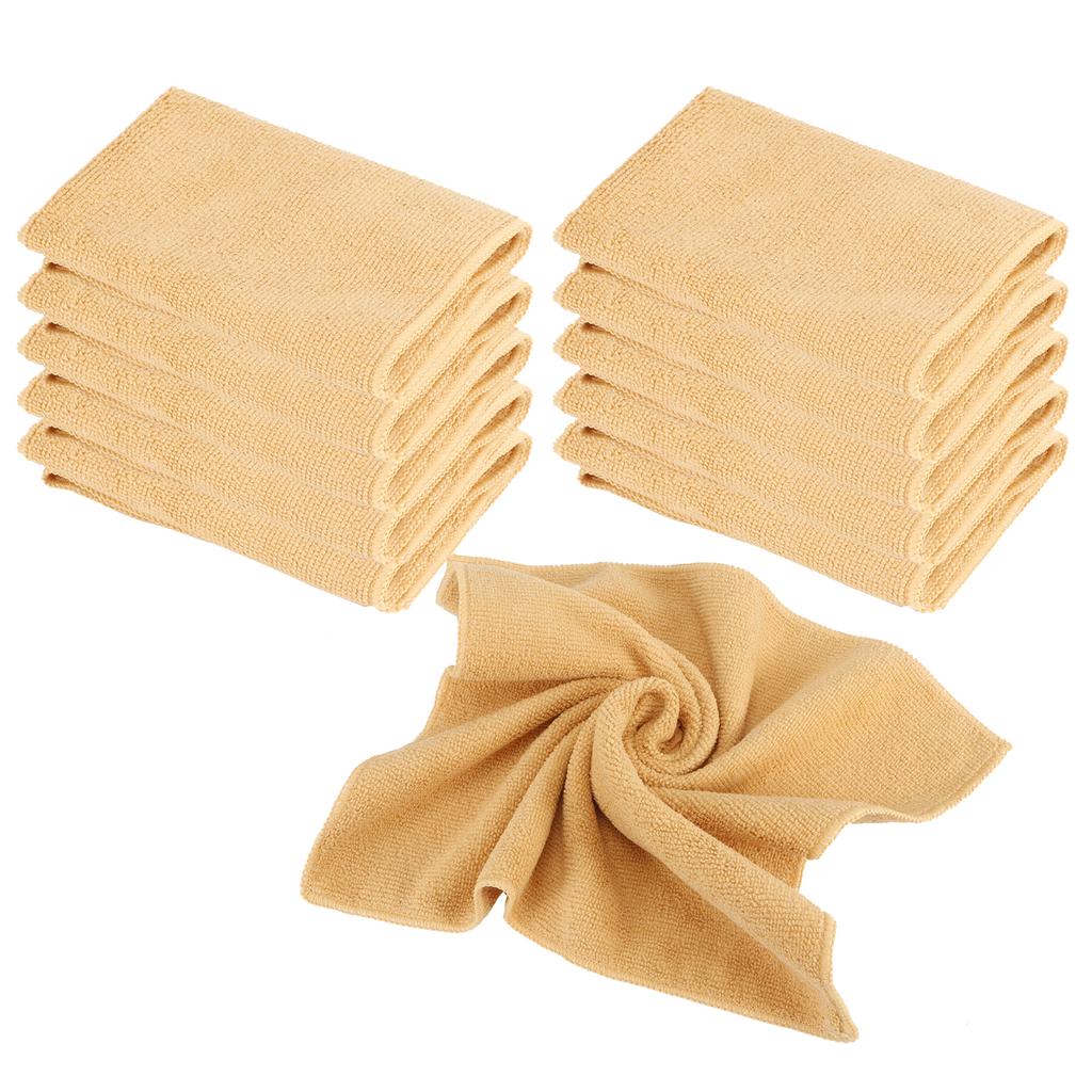 10 шт 30 x 30 см Полотенце из микрофибры Сильно впитывающее воду Быстросохнущее Мягкое полотенце (хаки)