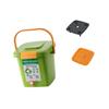 Compost Bin Garbage Home Food Waste and Handle Bucket Composting Container for Outdoor