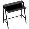Writing Desk Computer Table Home Office PC Laptop Workstation Storage Shelf 84L x 45W cm Black