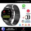 Bluetooth Call ECG+PPG New Smart Watch Mens Health Watch Heart Rate Watches IP68 Waterproof Fitness Tracker Smartwatch