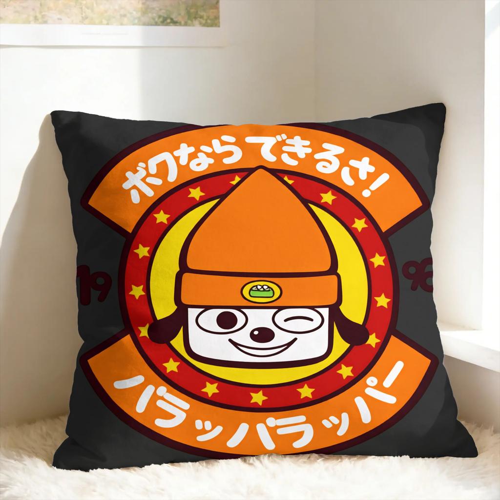 PA-PaRappa The Rapper Game Pillow Case Print Pillow Cover For Sofa Bedroom Home Decor Fashion Cushion Cover