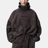 Fear of God Essentials Замшевая Флисовая Современная Толстовка Коричневая Мужские Топы 192HO256943F