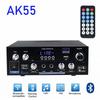 AK55 HiFi Digital Amplifier Channel 2.0 Bluetooth Surround Sound AMP Max Power 90Wx2 Speaker for Home Car BT 5.0 Audio AMP