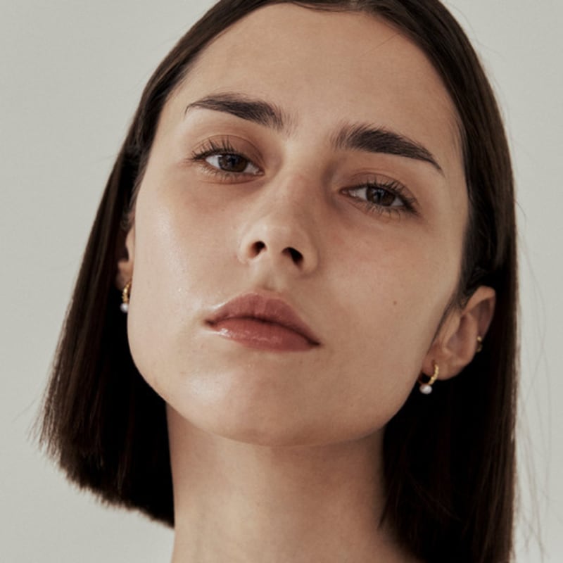 Dewy Desert Texture Pearl Earring