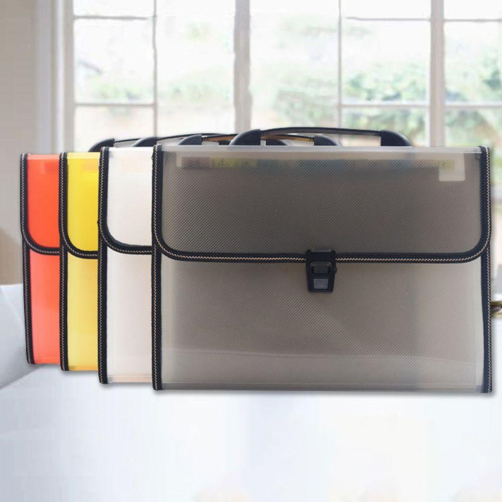 13 Pocket Test Paper Storage Bag Dustproof Expanding Document Organiser Stationery