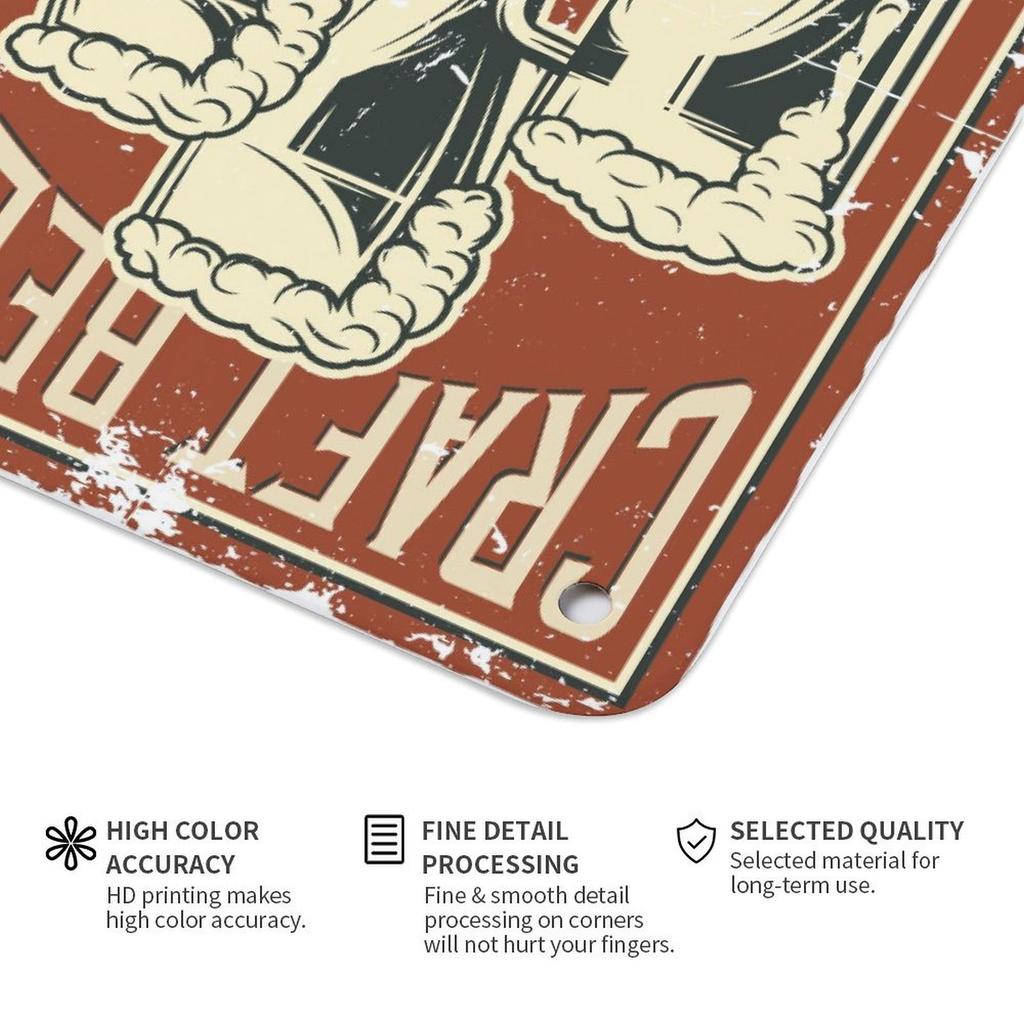 1Pc Vertical Tin Wall Poster Metal Sign Decor 2030cm / 3040cm Retro Style Home Bar Garage Cafe Kitchen Living Room