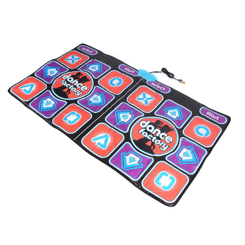 Двойной танцевальный коврик для улучшения координации, фитнеса, развлечений, электронных танцев для телевизора, компьютера