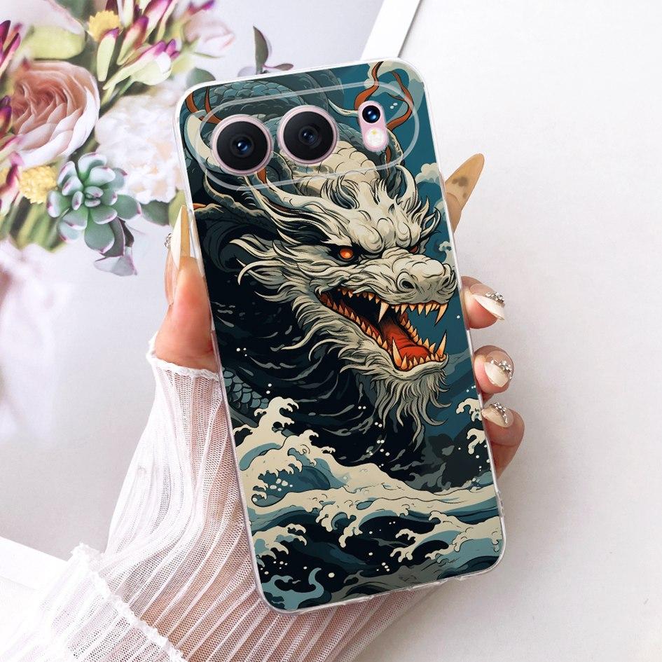6.55" Чехол для Honor 500 5G Модный Цветок Бант Мягкий Тонкий Силиконовый Чехол для Телефона Для Honor 500 Pro Funda MEY-AN00 Honor500 Capa