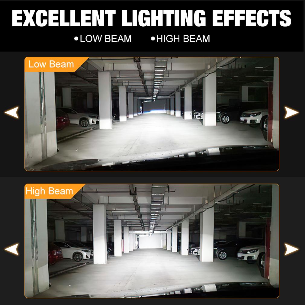 2 шт. 30000LM Canbus H1 светодиодные лампы для фар с одним проводом, мини-светодиодные лампы 3570 CSP, дальний ближний свет, автомобильные противотуманные фары 12 В 6500 К