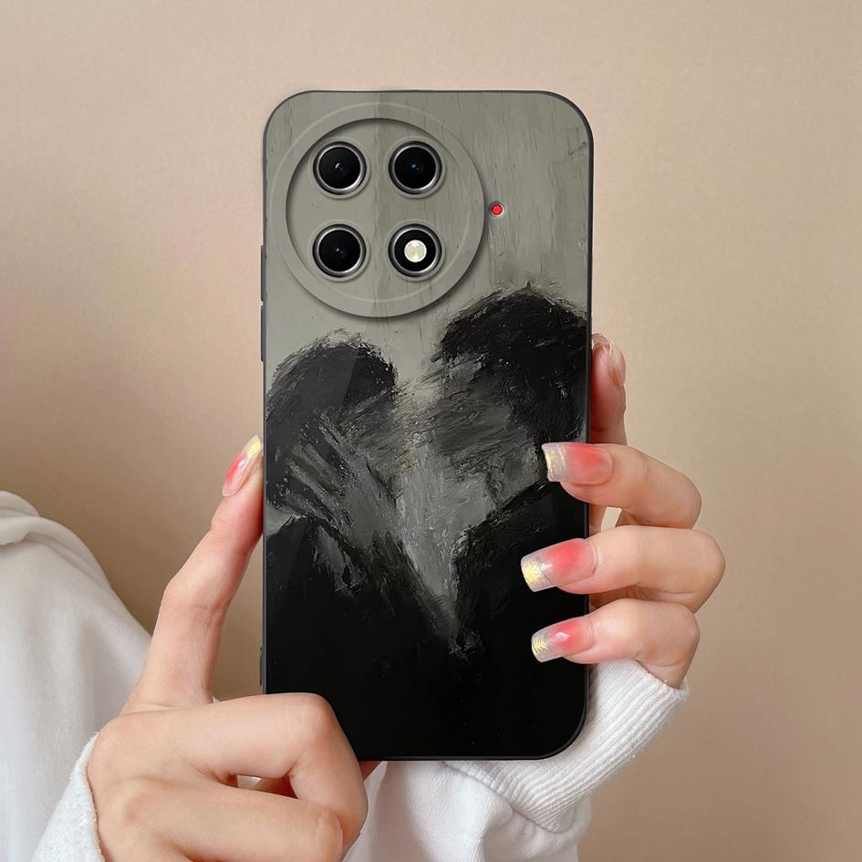 Для Tecno Camon 30 30S Pro 30C Spark Go 1 2025 Pop 9 20 Pro Чехол-оболочка Lovely Panda Эстетические ультратонкие жидкие силиконовые парные чехлы для Tecno Capa