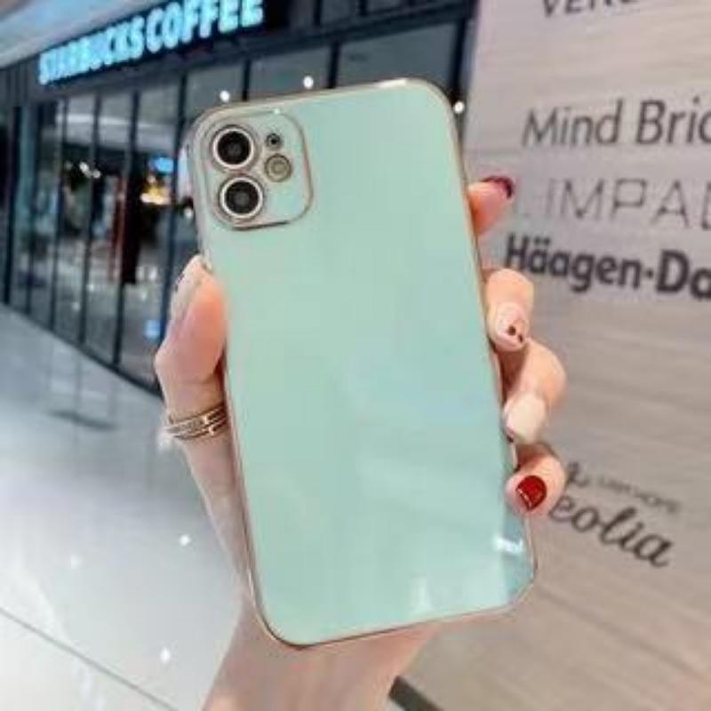 Подходит для Apple 12 Гальванизированный Чехол для Мобильного Телефона IPhone13/11/7/8/x/xr/max Мягкий Чехол Pro Защитный Чехол