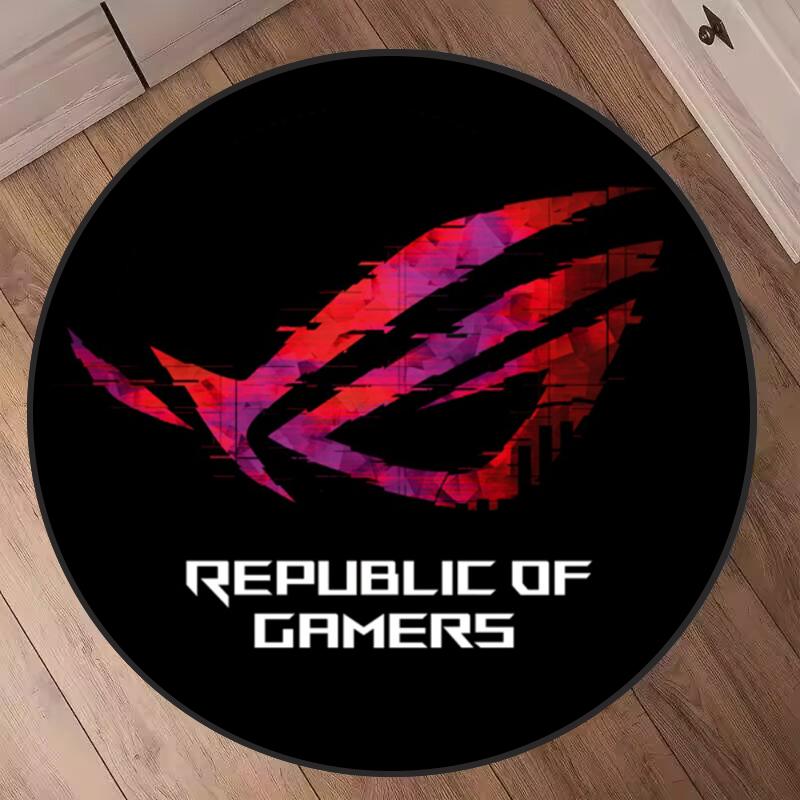 Прочный игровой коврик для пола в стиле ROG для офиса и использования с креслом Ковер дизайна Pashia Мягкий ковер Идеально подходит для энтузиастов игр