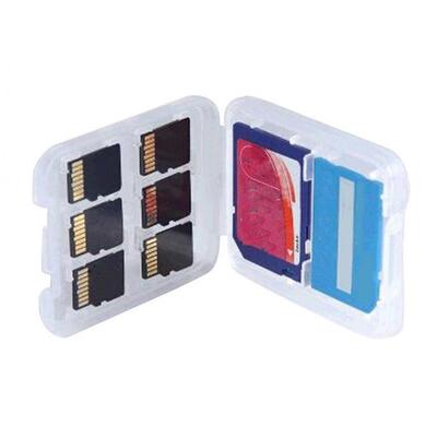 Многофункциональный прозрачный чехол-держатель для карт памяти Micro SD TF SDHC MSPD