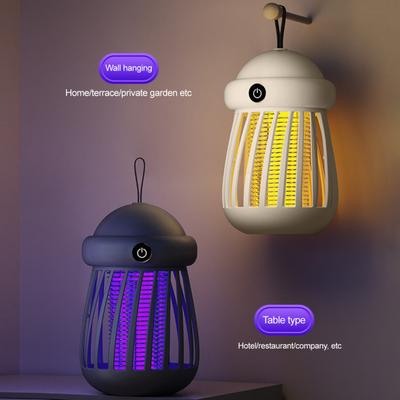 Мини-ловушка для комаров с питанием от USB, электрошоковая ловушка для мух с УФ-светодиодом для использования в помещении, на открытом воздухе, дома, на кемпинге, на террасе, подвесная лампа для мух