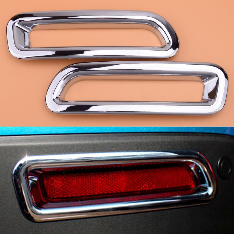 2pcs Car ABS Rear Fog Light Lamp Cover Trim Sticker Bezel Fit for Suzuki Vitara Escudo 2015 2016 2017 2018