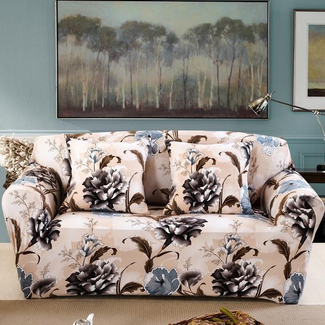 Эластичные чехлы на диван для гостиной, полиэстер, чехол для дивана, чехол для кресла, защита для мебели