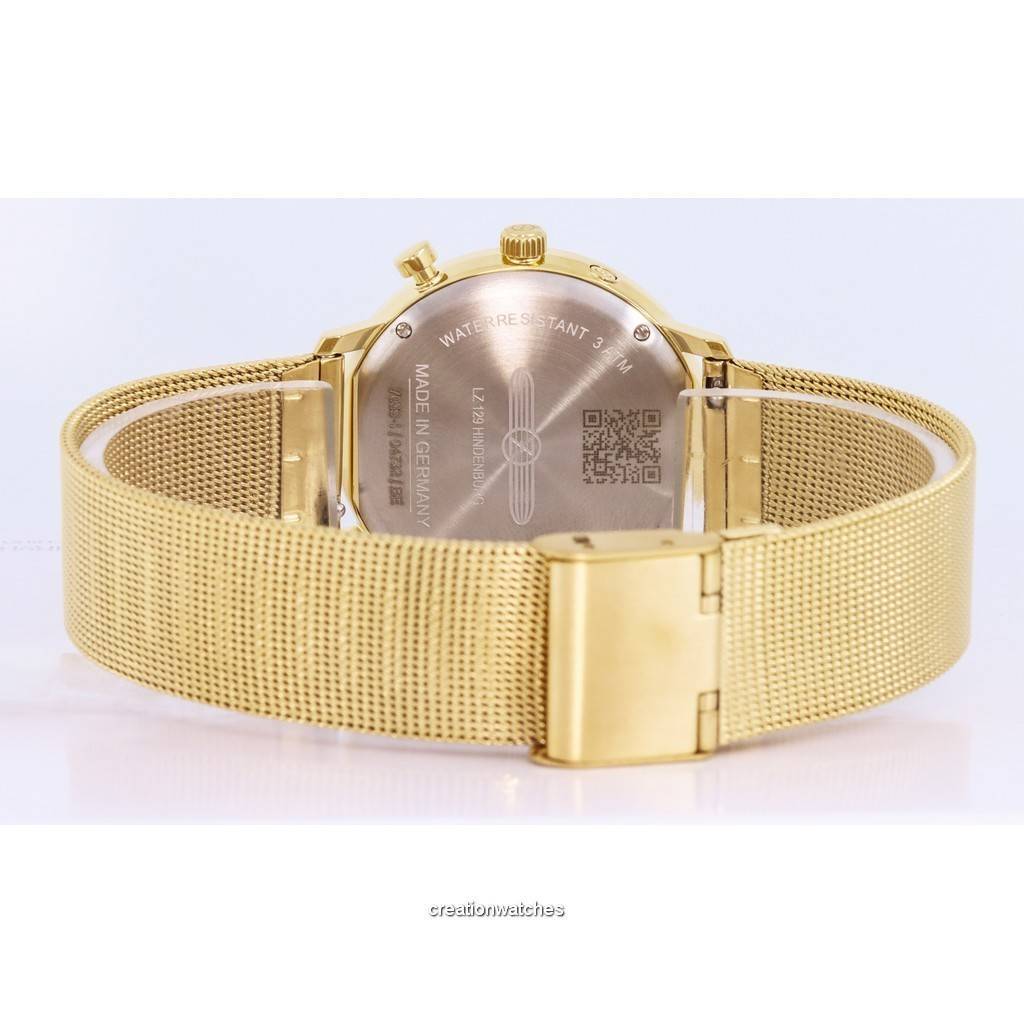 ZEPPELIN LZ129 Hindenburg Moonphase Серебряный циферблат Кварцевые 7039M-1 7039M1 Женские часы