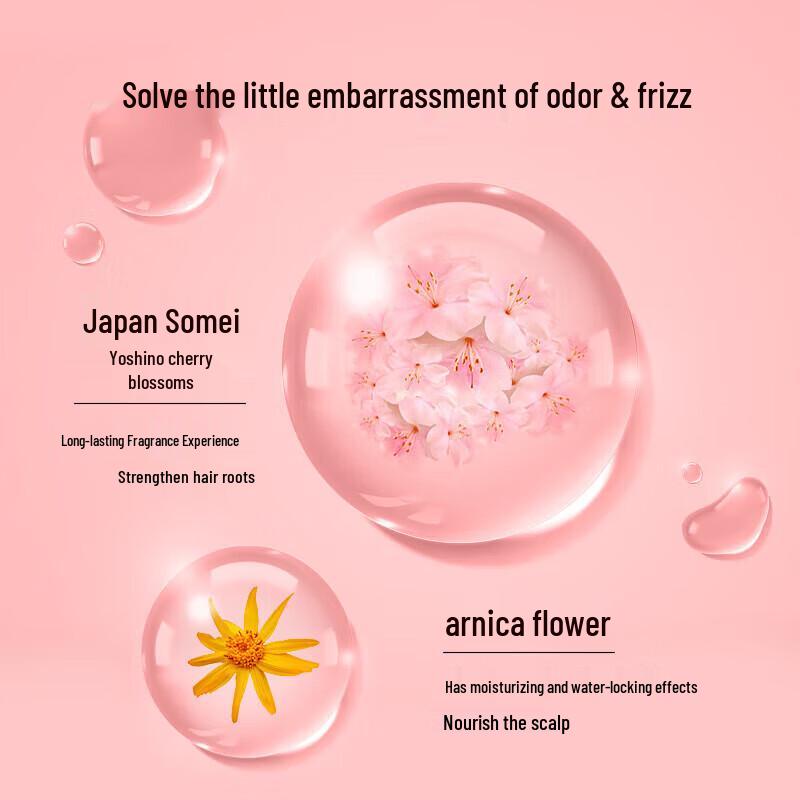 Pompai Amino Acid Cherry Blossom Shampoo & Conditioner Set