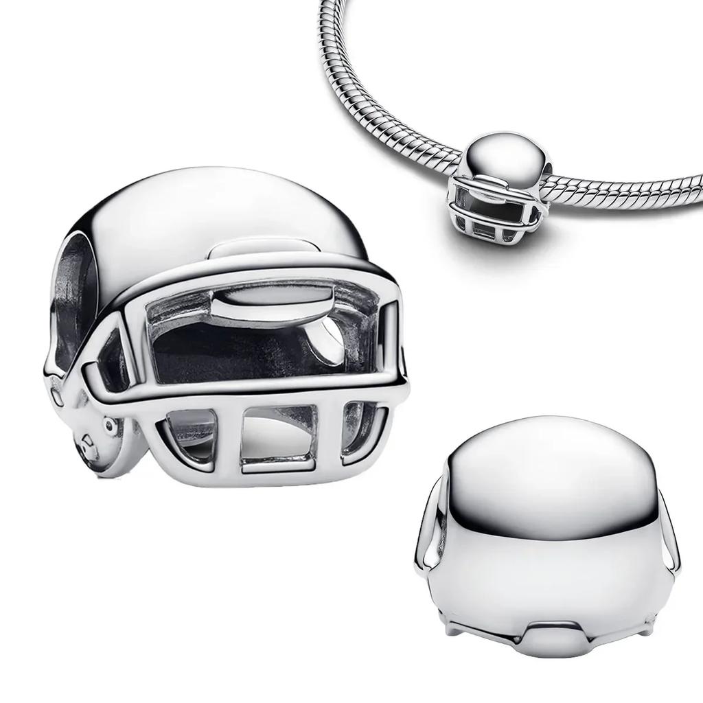 Аутентичные Медные Золотистые Круглые Шармы Лошадь Лев Замок Бусины Браслет Ожерелья Женский Рождество Хэллоуин DIY Подарок