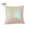Elegant Pillow Cover Pillowcase Sequins Decorative Cushion Modern Farmhouse Soft Polyester Style for Sofa Bedroom Office Touch