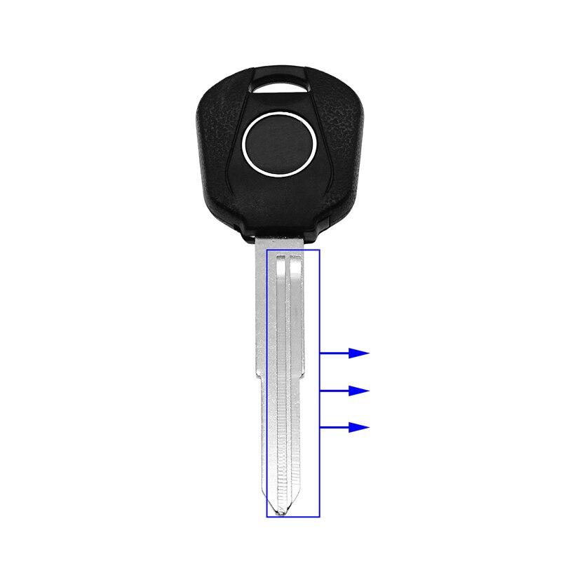 1 шт. новый сменный чехол для ключей транспондера, заготовки для ключей мотоцикла, пригодные для мотоцикла Honda, универсальный ключ-эмбрион, новое обновление