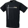 Stiga Official Table Tennis Uniform, Phiten Collaboration Shirt, Black, Size L