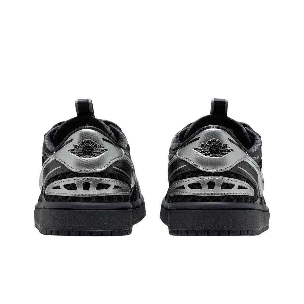 Женские кроссовки Air Jordan 1 Low Method of Make Черный/Белый/Антрацитовый/Металлик Серебристый HQ2186001