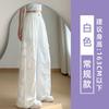Womens High-Waisted Wide-Leg Cargo Pants Purple Loose Fit Quick-Dry Nylon Travel Hiking Trousers