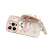 Милый котик в стиле 'girly' для чехла мобильного телефона IPhone 17 13 для IPhone 15proMAX с ремешком 14 Новый Модель 11