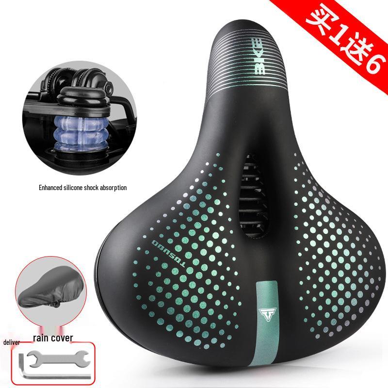 TOSUOD Ultra-Soft Mountain Bike Saddle - Anti-Pain Cushion for Comfortable Riding