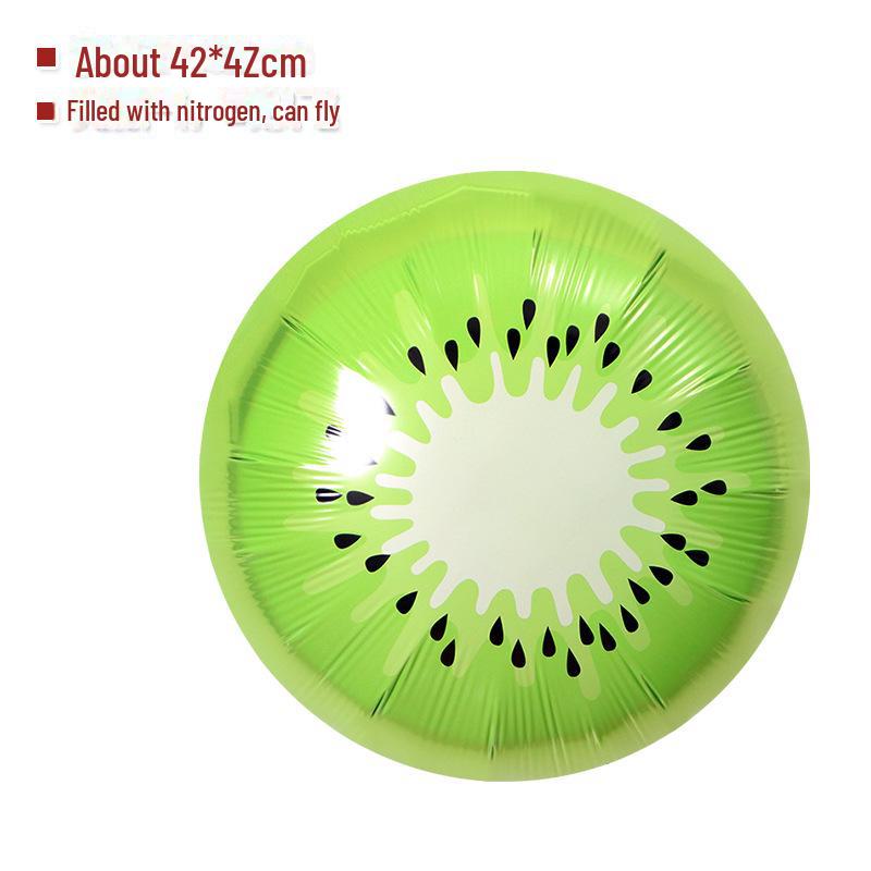 Мультяшные фольгированные шары в форме фруктов: Украшения для вечеринки с яблоками, ананасами, арбузами и виноградом