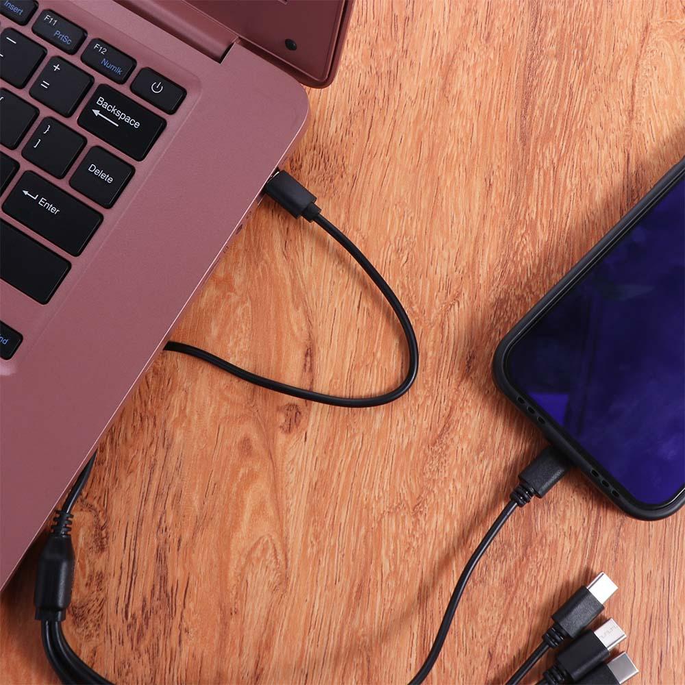 50cm8150cm Multi USB C To USB C Cable 6 in 1 Type-C Type-c 6 in 1 Charging Cable TypeC Device