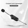 Беспроводной УВЧ-микрофон Прикрепляемый микрофон Эффективная передача 50 м Встроенный аккумулятор Штекер TRRS 3,5 мм