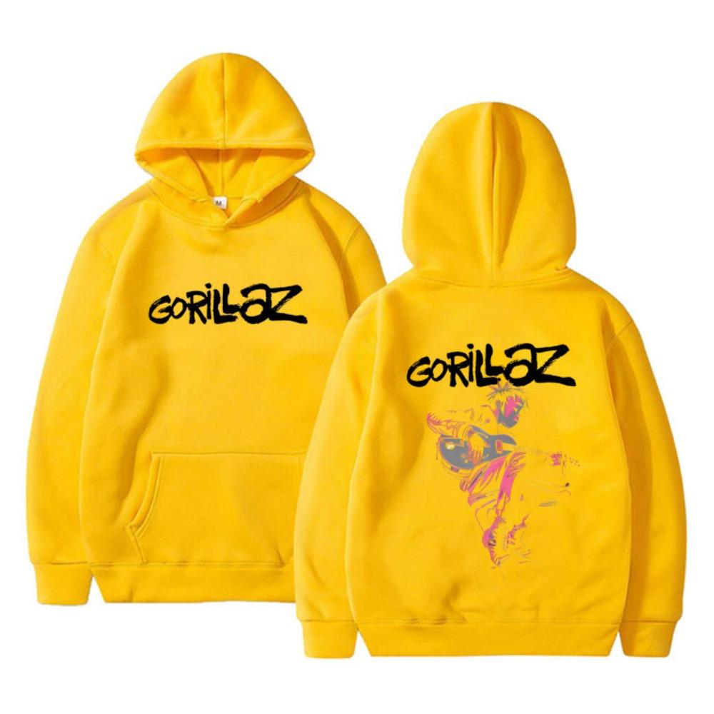 Rock Band Gorillaz The Now Now Album Graphic Hoodie Men Women Punk Oversized Hooded Sportswear Male Vintage Cool Hoodies