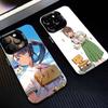 Милый чехол для телефона с аниме-персонажем S-Suzume для iPhone 17,16,15,14,13,12,11 Plus,Pro Max,XS, Цветной Серебряный Покрытый Внутренний Чехол