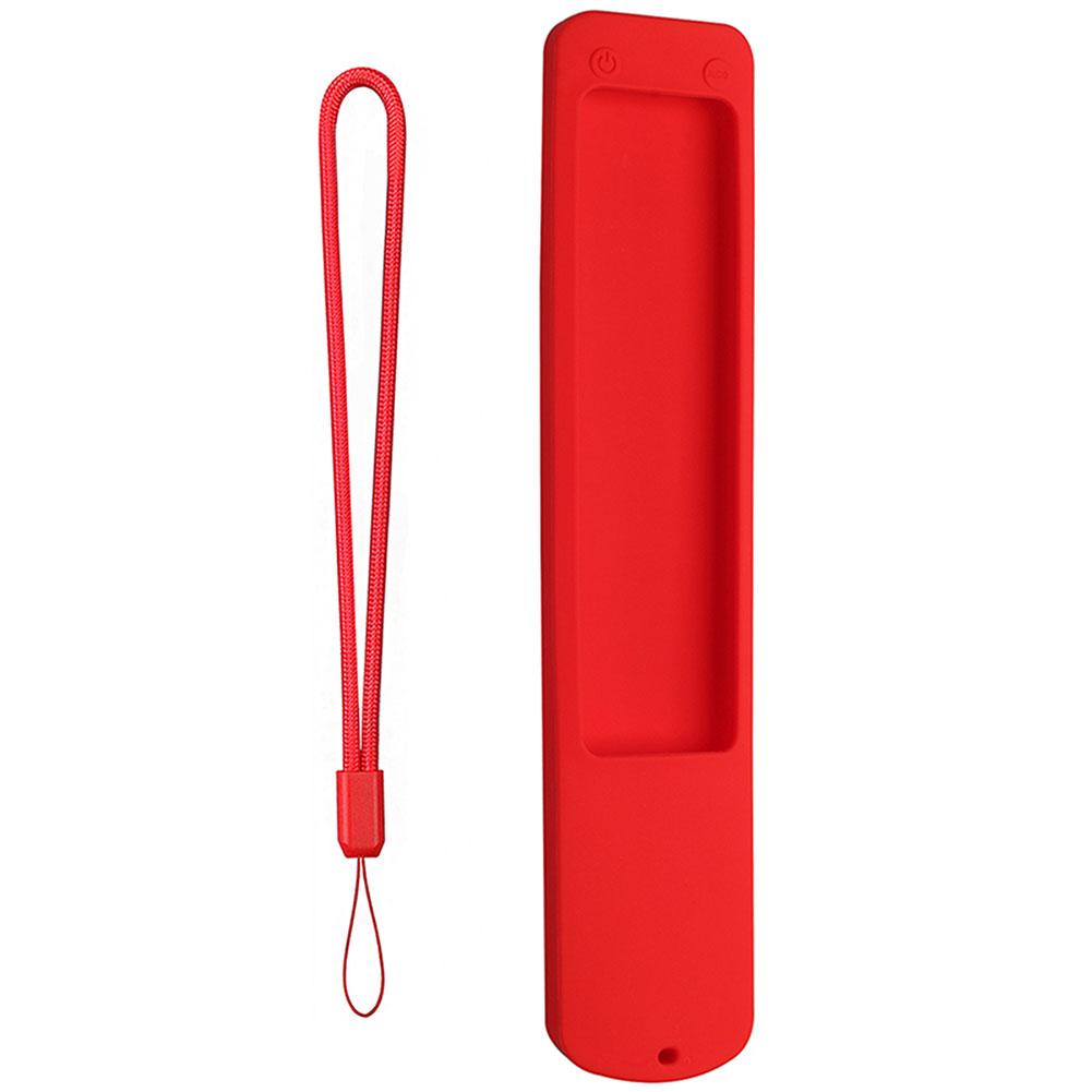 Silicone Case Remote Control Cover Anti-Scratch TV Remote Cover with Anti-lost Lanyard Protective Skin Sleeve for Xiaomi XMRM-ML