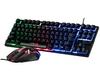 CHONCHOW Gaming Keyboard Mouse Japanese PS5 PS4 Direct Compatible with Nintendo 88 19 Keys USB Wired Gaming 4 Level DPI RGB Gaming Mouse Set, Layout,