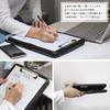 SFLHHDM Clipboard A4 Clip File A4 Binder A4 Multifunctional File Board Writing Pad Bifold Document Case Memo Pad Folder File Plastic Case with Pen