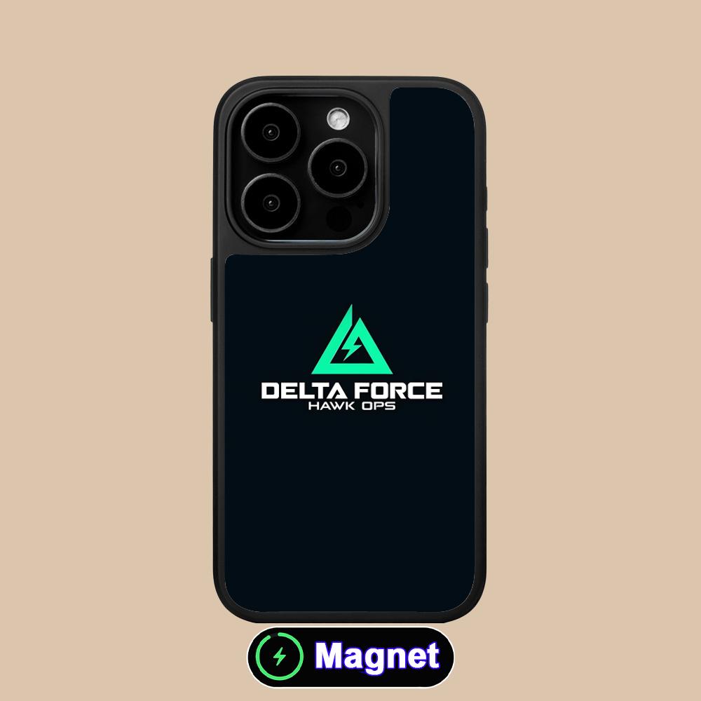 Игровой чехол Delta Force с матовой поверхностью и поддержкой MagSafe для мобильного телефона iPhone 17 16 15 14 13 12 11 Air Pro Max Plus, цветной