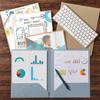 Mr. Pen- Plastic Folders with Front Pocket, 5 pcs, Assorted Colors, 2 Pocket Folder