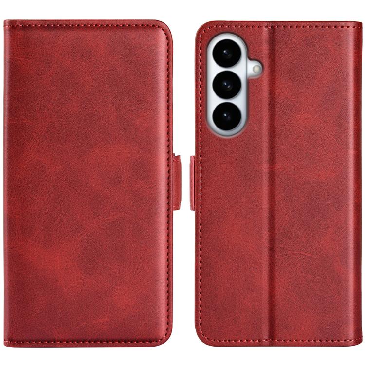 Dual-side Magnetic Buckle Horizontal Flip Leather Phone Case