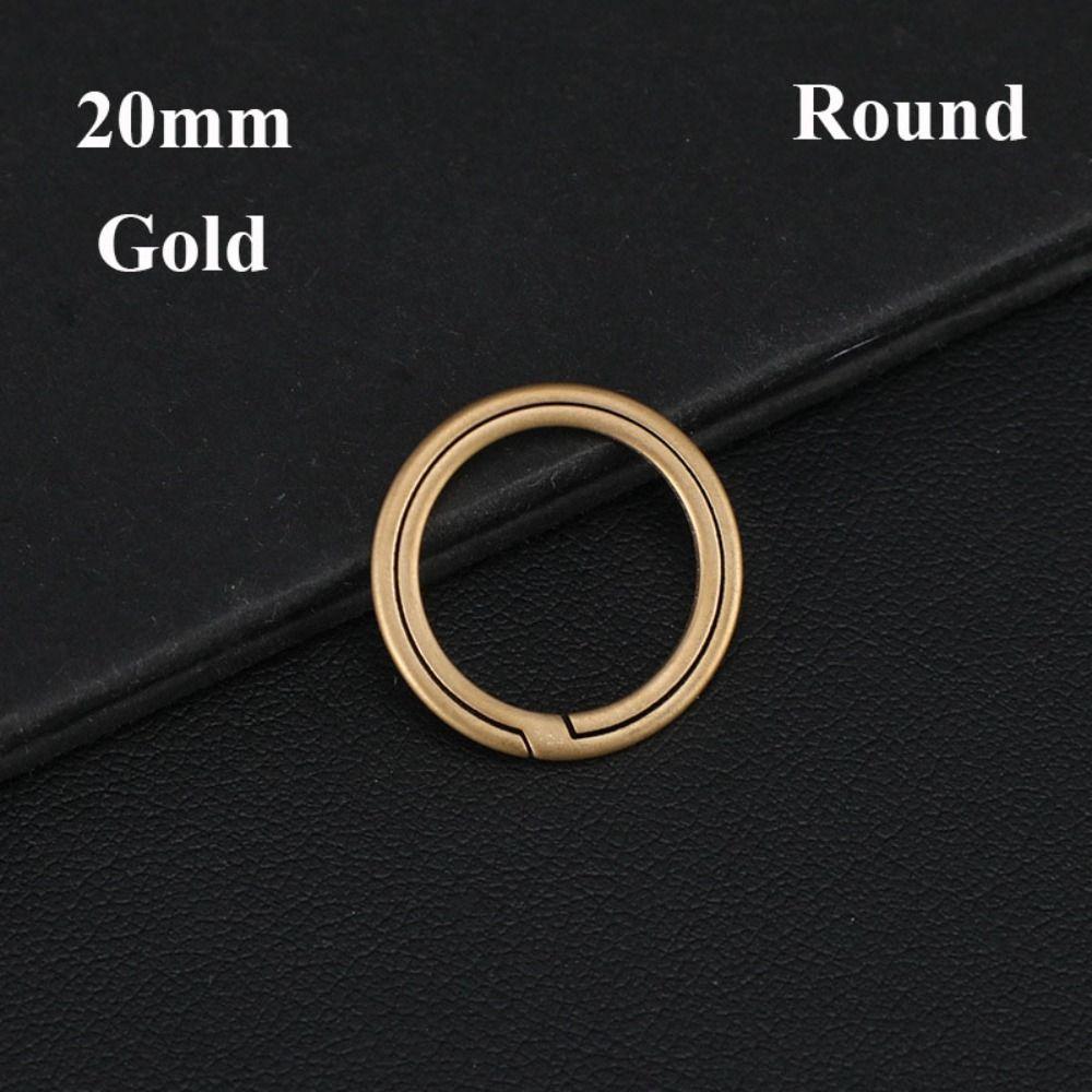Real Titanium Alloy KeyRings Titanium Alloy Pendant Keychains Buckle  Male Creativity Gift