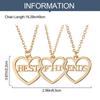 Friends Pendant Memorial Jewelry Heart-shaped Pendant Love Couple Necklace Valentine's Day Necklace