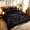 Tokyo Ghoul Pattern Bedding Quilt Set Quilt Cover Pillowcase Home Birthday Gift(1 * duvet cover + 2 * pillowcase, without core)
