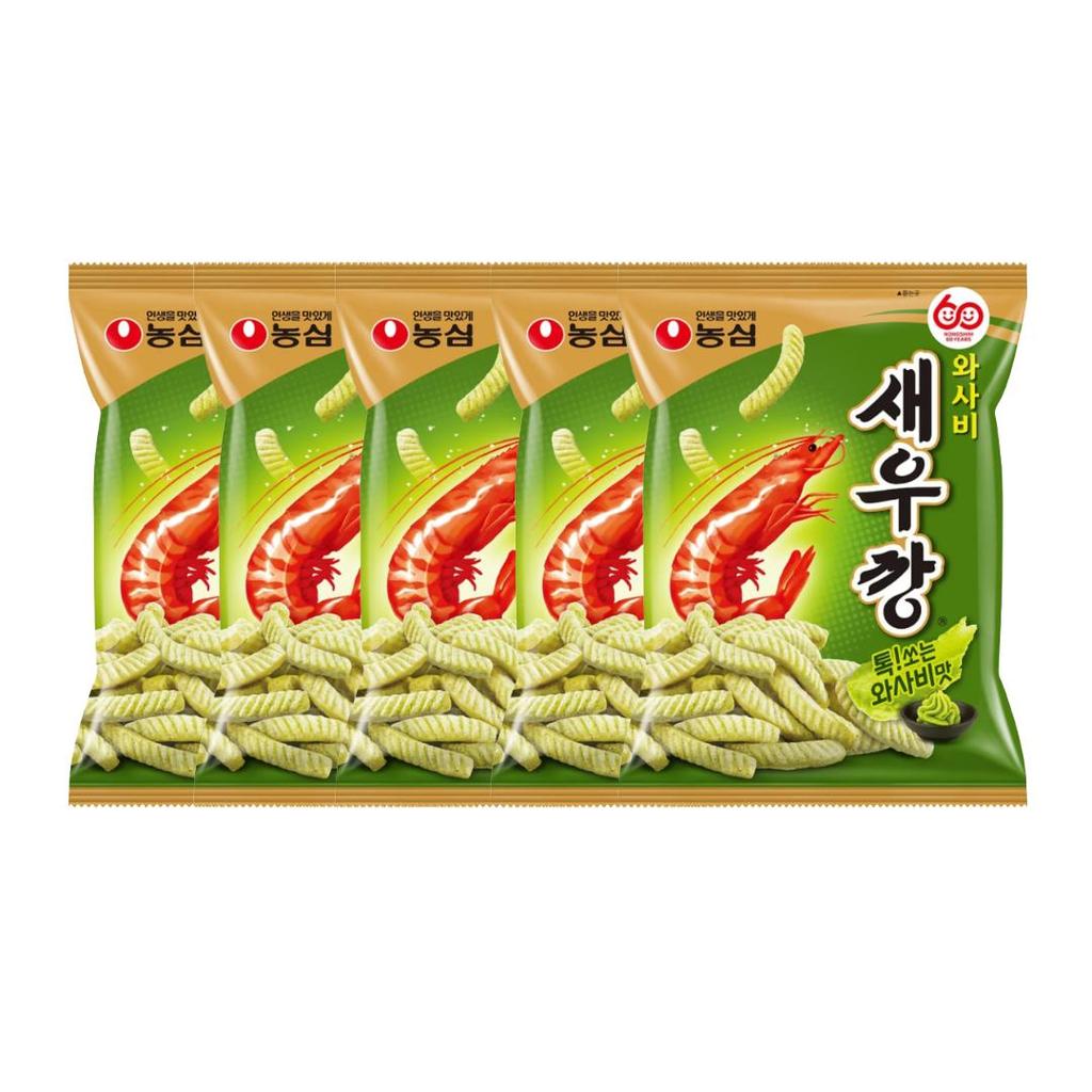Nongshim Креветочный крекер Оригинальный 90 г / Креветочный крекер Васаби 70 г (2 варианта)