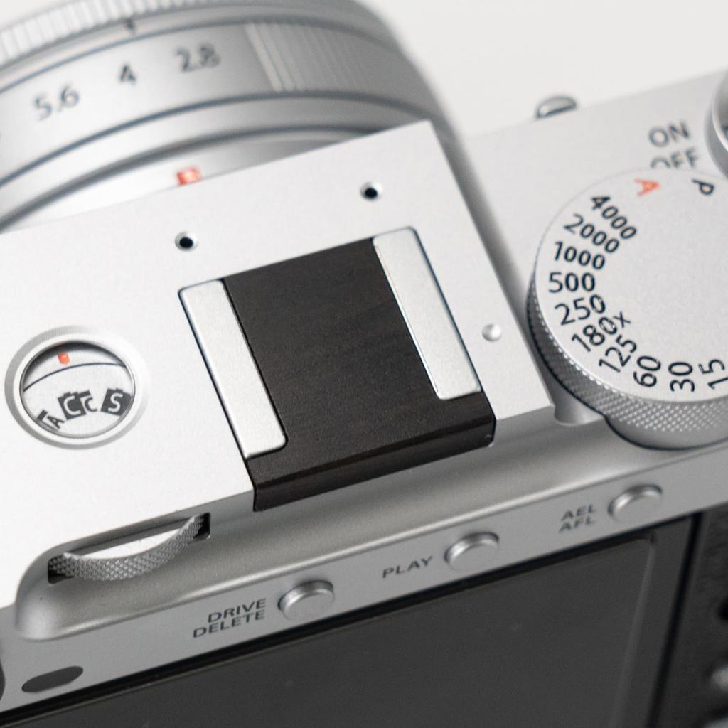 Iborrys Крышка горячего башмака Крышка кнопки спуска затвора Совместима с FUJIFILM и более чем 20 другими камерами Изготовлена из высококачественного дерева Ретро Ручная работа с горячим башмаком